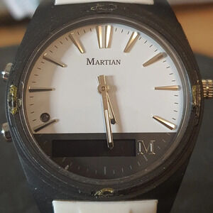 Martian Notifier Black/White Unisex  Smartwatch